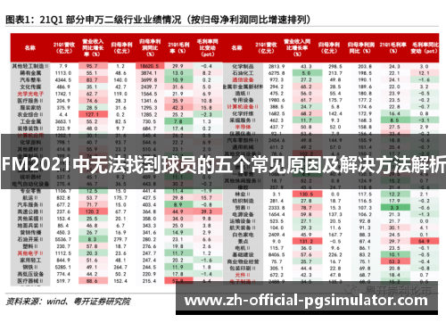 FM2021中无法找到球员的五个常见原因及解决方法解析